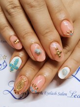 ネイルアンドアイラッシュサロン レア 千葉店(Lea)/◆天然石ネイル◆