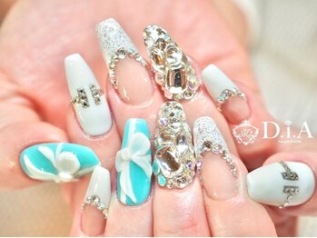 ネイルズアンドスクール ダイヤ(nails&school D.I.A)/ティファニーネイル♪