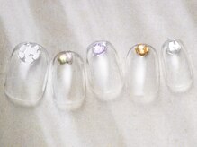 アイネイルズ 天神今泉店(I-nails)/【miho.y】クリアパーツデザイン