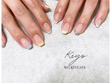 ネイルサロン キーズ(Nail salon Keys)/【お好きなアート定額】フレンチ