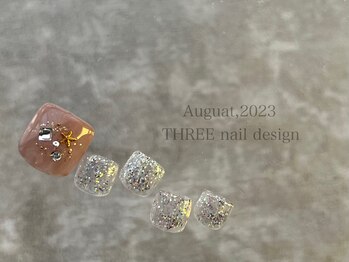 スリー(THREE)/August 2023/nail design