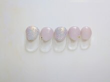 グリッター(Glitter)の雰囲気（シンプルデザイン定額制ジェル♪￥5400他にもデザイン多数あり♪）