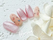 ボネール(nail ＆ eyelash Bounail)/マグネット　ハート　ネイル