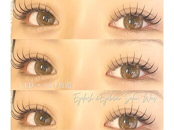 ワズ ナガレヤマ(Was NAGAREYAMA)/モチUP!!LEDまつエクつけ放題