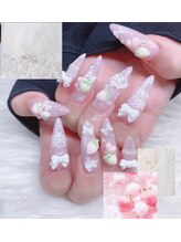 ベティネイル アイラッシュ(Betty Nail)/春にぴったり☆いちごネイル♪