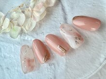 オリビアブルー(Olivia Blue)/オトナ天然石ネイル