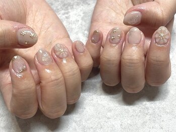ラグゼエヌユー(luxxe_nu.)の写真/オフィスネイルもおまかせ！20種以上から選べる♪トレンドを盛り込んだシンプルデザインも多数☆