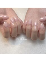 リッシュ ドゥ(RICHE deux)/シアーピンクネイル！