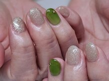 メルシー ネイル(mercii nail)/キラキラワンカラー