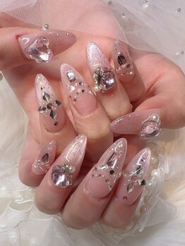 ミルキーウェイバイミーネイル 南堀江店(Milkyway by menail)の写真/【難波/心斎橋/南堀江5分】長さだし×持ち込み再現力が得意な高技術サロン☆フィルイン/ワンホン/レッド☆