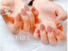 ユーネイルズ 恵比寿(Yu.NAILS.)/うる艶◎シンプル◎蝶々ドット