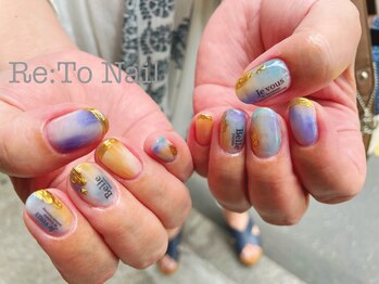 リトネイル 綾瀬(Re:To Nail)/サマーニュアンスネイル