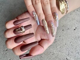 スカルプ　リングネイル