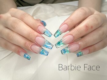 バービーフェイス 恵比寿(Barbie Face)/クリアフレンチ奥行きマーブル