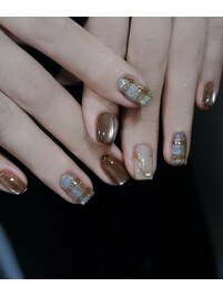 チュック秋ネイル