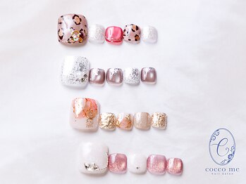 コッコミー 石山店(cocco me)の写真/サンプルデザイン多数ご用意♪お仕事上ハンドができない方にもおすすめ◎ワンカラー＋親指アートも人気◇