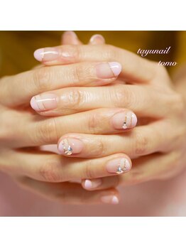 たゆ ネイル(たゆnail)/ピンクフレンチネイル