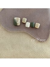 リリフリー(riri Free)/フット　ニュアンスグリーン