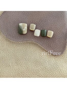 リリフリー(riri Free)/フット ニュアンスグリーン