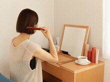メルコテの雰囲気（心落ち着くハーブティーとアメニティのやさしい香りに深呼吸）