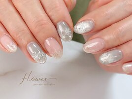 雪の結晶☆お客様ネイル