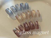 デイシー ネイルアンドアイラッシュ 新宿(deicy)/【定額】glass magnet design