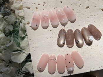 ラフ ハチサンゼロイチ(laugh8301)の写真/【ワンカラー/カラグラ/ラメグラ¥5980】持ち込み画像もオフ無60分仕上げ!駅近&平日22時迄◎