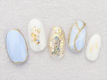 ネイルズガッシュ 武蔵小山店(NAILsGUSH)/＊マーブルストーン＊