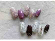 ネイルサロン ブリオン(Nail Salon Bullion)/ミラーストライプネイル