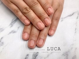 W-568 シェラックベージュネイル