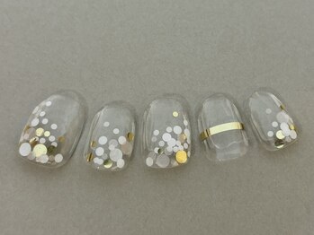 ネイルサロン ウィル 恵比寿(will)/クリアドットネイル