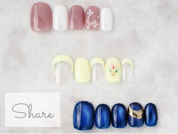 シェアー Share 元町の写真/【オフィスにも◎カラー162色から選べるワンカラー¥4600】シンプル派におすすめ◎何度でも同価格が嬉しい♪