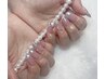 【きらきらお上品♪】《HAND》ガラスフレンチ(ベースカラー選べる) ¥7990