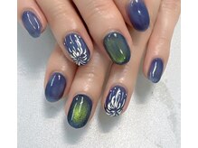 吉田担当☆花火ネイル