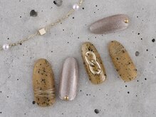 サンミーゴネイル 神戸店(Sunmego Nail)/マットキャメルネイル