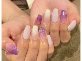 ９月　パープルネイル