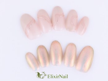 エリクサーネイル 五反田(Elixir Nail)/定額b カジュアル/クーポン使用