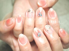 チークネイル/ワンホンデザイン