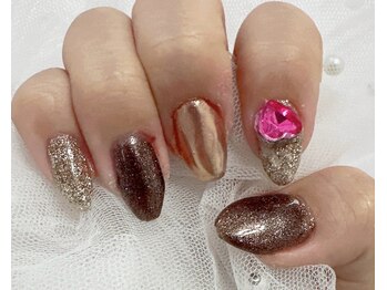 ジェー エス シー ネイル(J.S.C.nail)/ワンカラー/ブラウン/フラッシュ