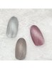【ハンド】華やか！マグネットネイル