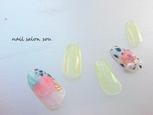 ソウ 難波店 nail salon Sou/シアーダルメシアンnail