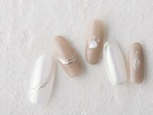 サンミーゴネイル 神戸店(Sunmego Nail)/ミラーシェルニュアンスネイル