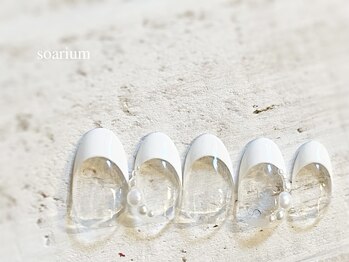 ソアーリウム 恵比寿(soarium)/定番フレンチネイル☆