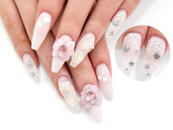 ネイルコレクション ピンク(Nail Collection Pink)/長さ出しジェル付放題☆ワンホン