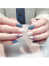 シンイサロン(shini salon)/冬らしいチェックネイル＾＾