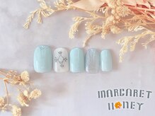 マーガレットハニー 本八幡/ぷっくりブルーネイル