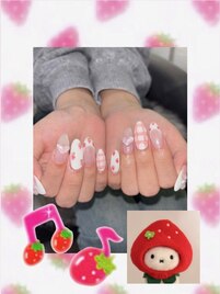 いちごネイル