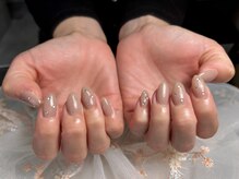 ネイル ミュー(nail myuu)/ワンカラー＋ポイントアート