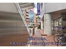 木翠/ウェルパークに沿って進む