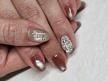 メルシー ネイル(mercii nail)/ツイード＆クリスマス